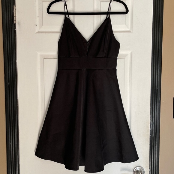 H&M Dresses & Skirts - Black H&M Satin Cocktail Dress